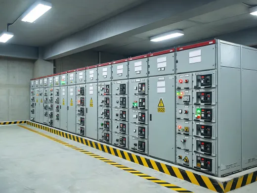 Utility distribution cabinet